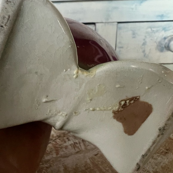 Vintage Royal Copley Apple Wall Pocket / Planter 1940s - Picture 8 of 9